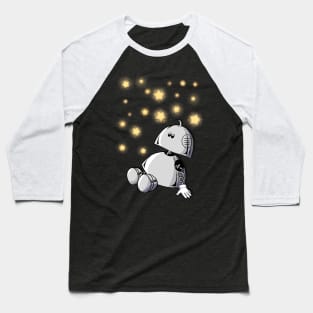 Sam the Robot - Stargazing Baseball T-Shirt